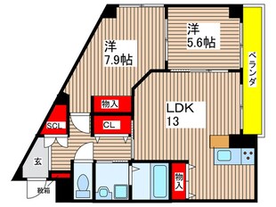 仮）サンフラワー北原の物件間取画像